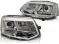 Preview: Scheinwerfer DRL LED Tagfahrlicht für VW T5 GP Facelift Bj. 10-15 Chrom